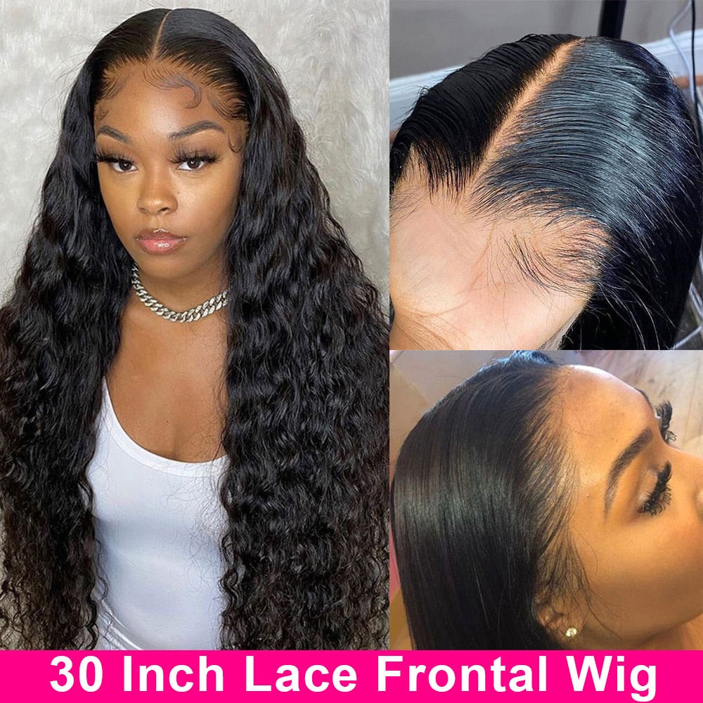 180 Density Brazilian Jerry Curly Lace Front Wig