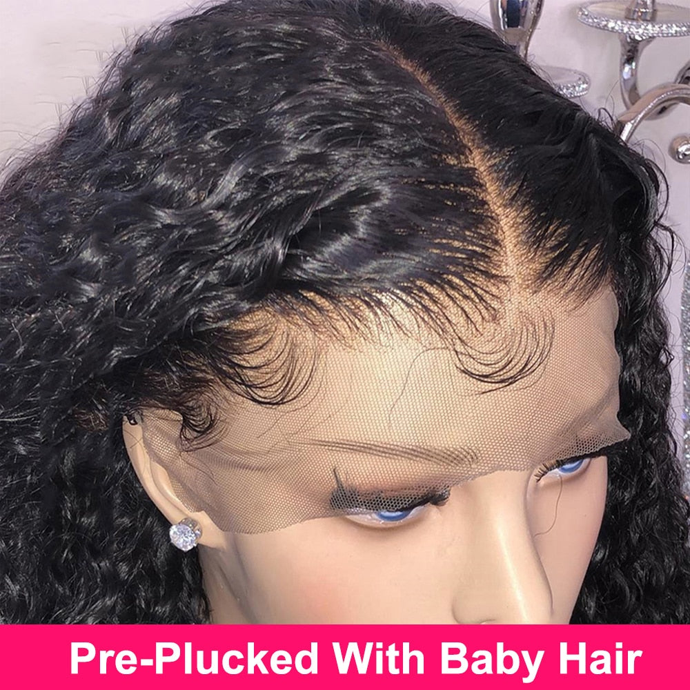 HD Transparent Lace Frontal Wig 13x4 Lace Front Human