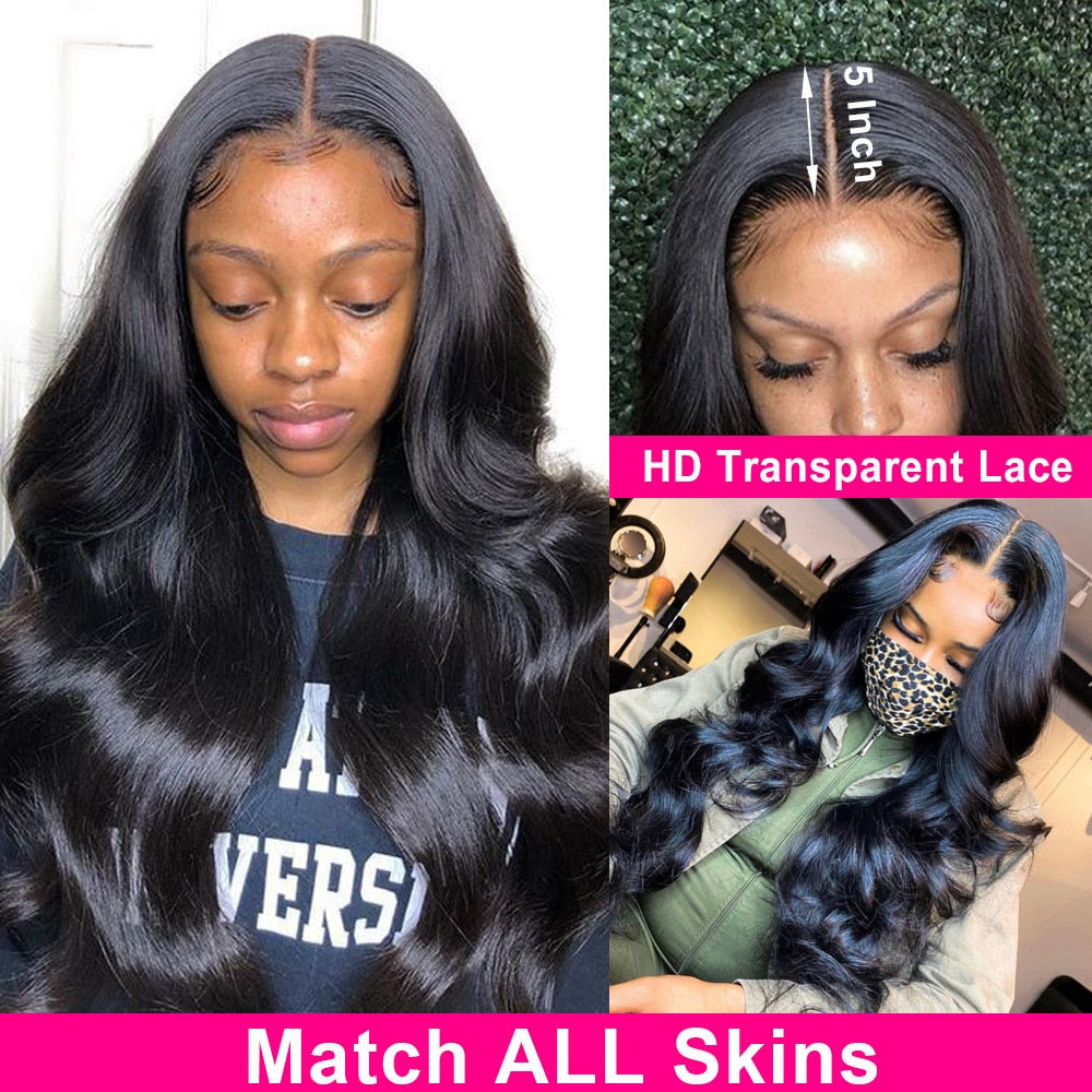 30 Inch Lace Front Wig T Part Transparent Lace Frontal Wig