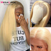 30 40 Inch 613 Blonde 13x4 Straight Lace Front Human Hair