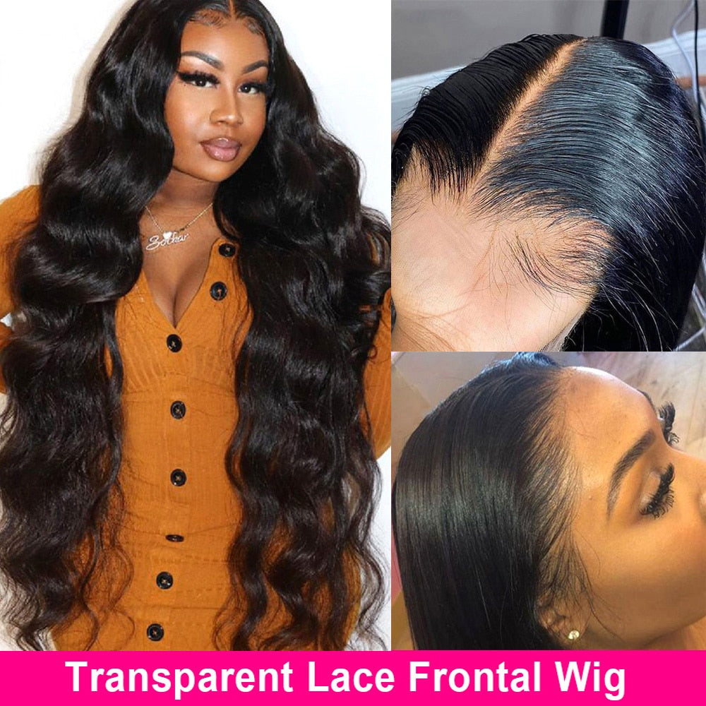 Glueless Human Hair WIg Ready To Wear Body Wave HD Lace Wig 13x4 Lace Front