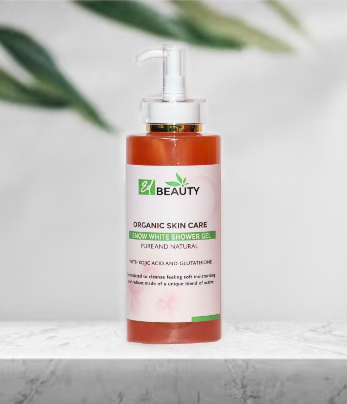 ED Beauty* Organic Skin Care Snow Shower Gel