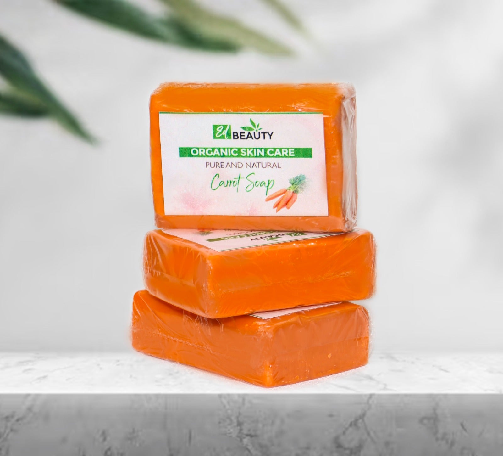 EDBEAUTY.carrot soap pure naturel super whitening and glow skin