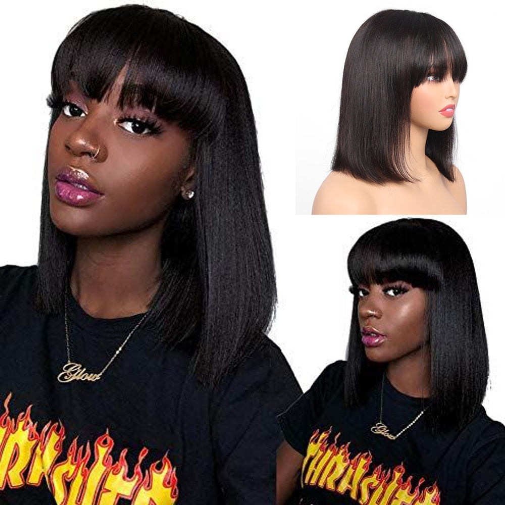 Wear And Go Glueless Wig Human Hair